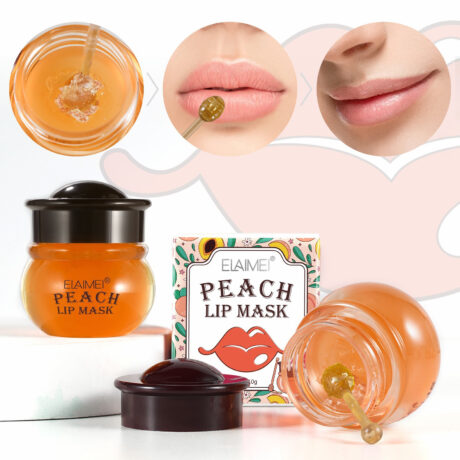 Elaimei Lip Plumper Lip Mask Gloss Moisturizing Repair Care Sleeping Dry Crack Lips Lines Hydrating Scrub Day And Night