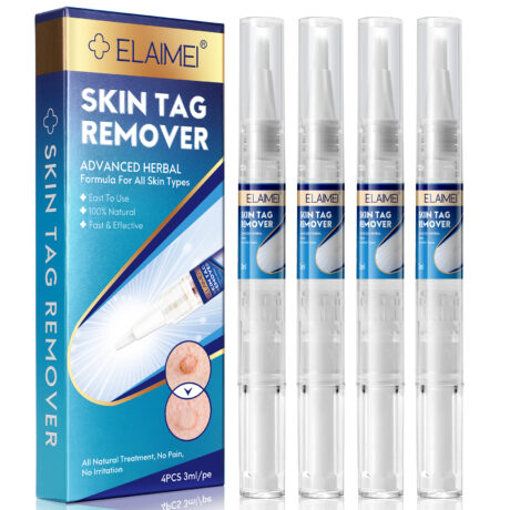 ELAIMEI Skin Tag Remover Kit, Anti Mole & Wart Body Pens, 4pcs